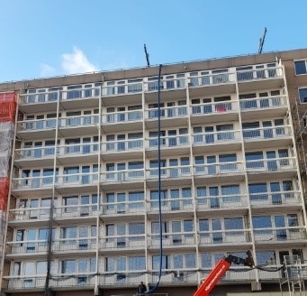Asbestsanering flatgebouw